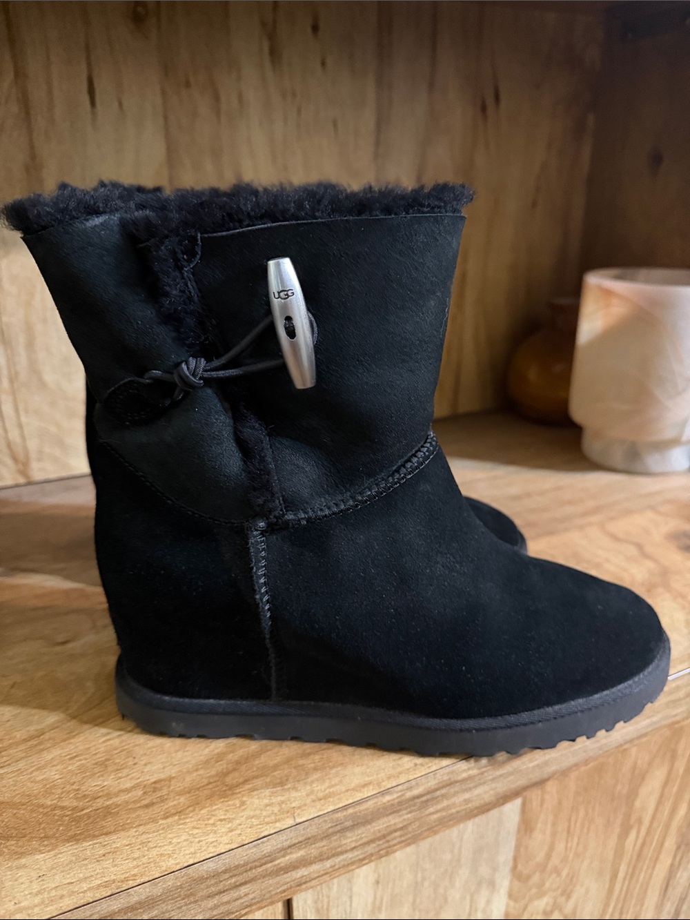 UGG wedge bootie